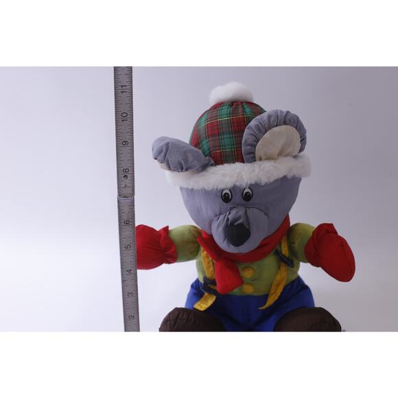 Ice Skating Mouse, Small Plush, Trendmasters, 1993, Vintage, ~ 241211-WH M-17-11 - Picture 2 of 3